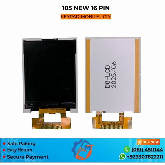 105 NEW POWER 16PIN 1.8 LCD