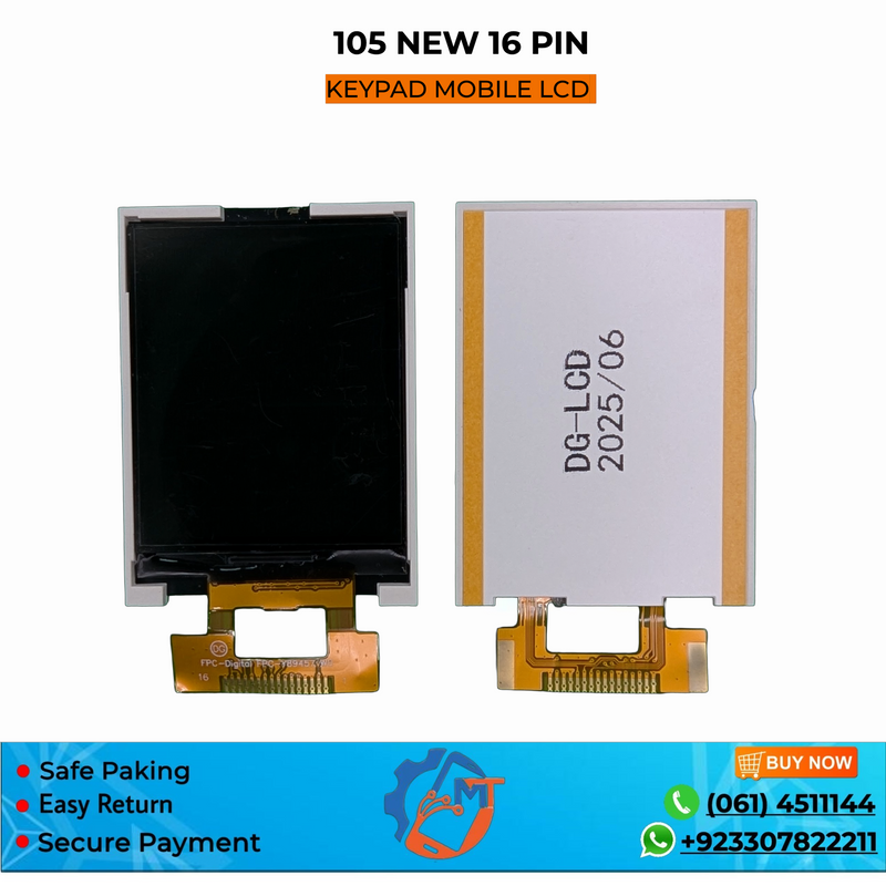 105 NEW POWER 16PIN 1.8 LCD