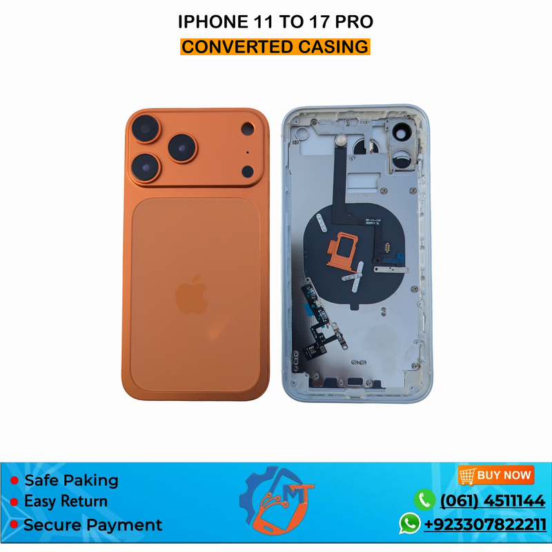 IPHONE 11 TO IPHONE 17 PRO CONVERTED CASING