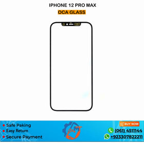 IPHONE 12 PRO MAXX OCA GLASS BLACK