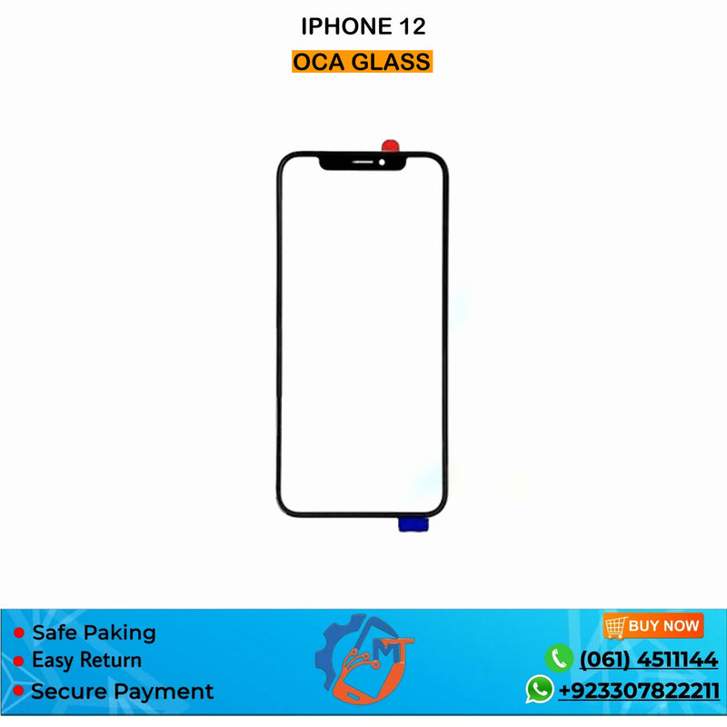 IPHONE 12 \ 12 PRO OCA GLASS