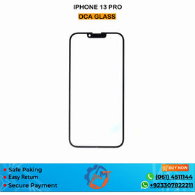 IPHONE 13 PRO OCA GLASS BLACK