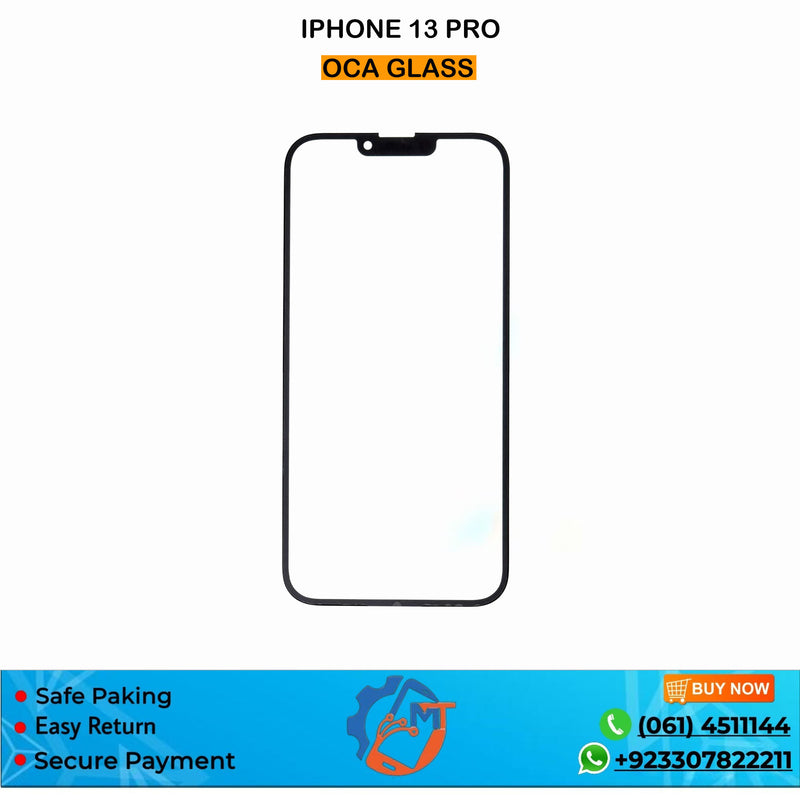 IPHONE 13 PRO OCA GLASS BLACK