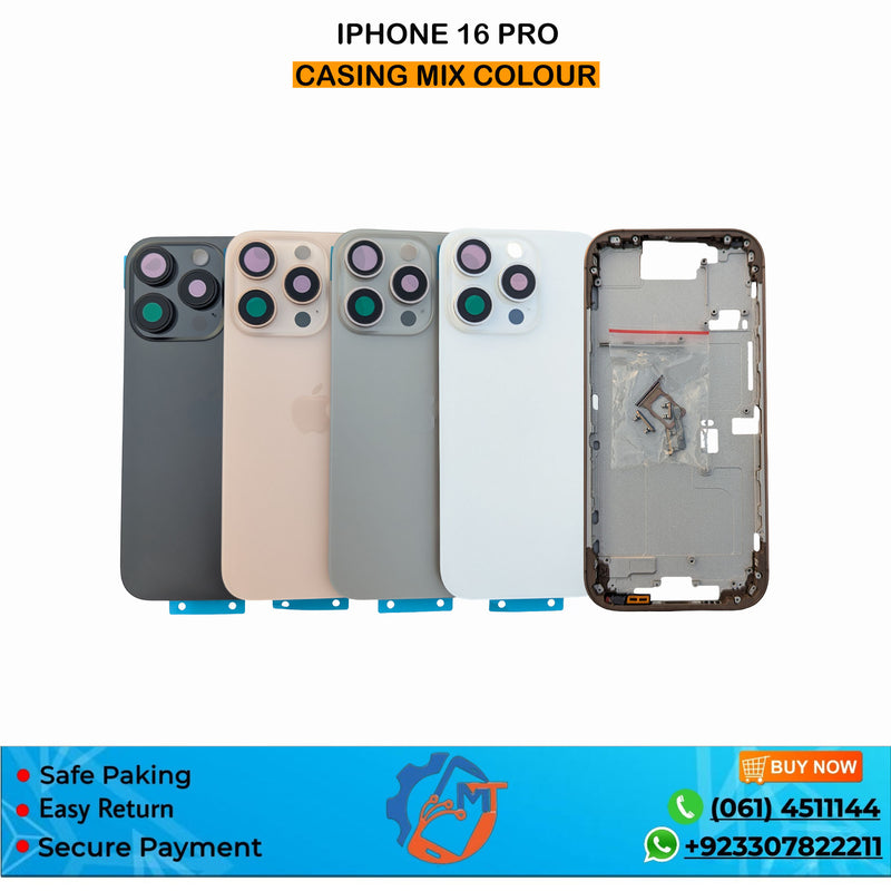 IPHONE 16 PRO CASING MIX COLOUR