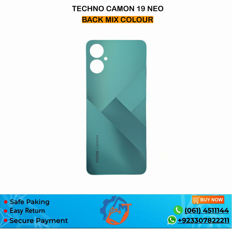 CAMON 19 NEW BACK COVER MIX COLOUR TECHNO