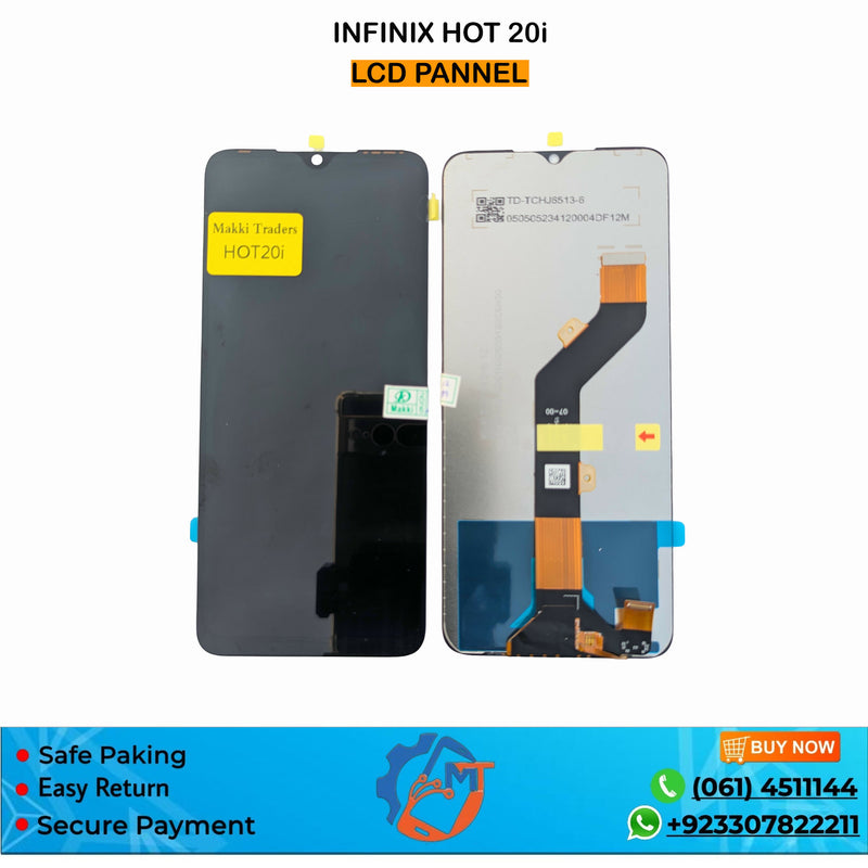 HOT 20I/X665C PANNEL INFINIX BLACK