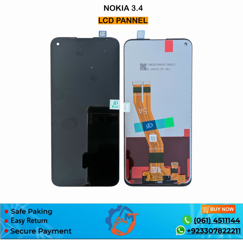 NOKIA 3.4 PANNEL BLACK