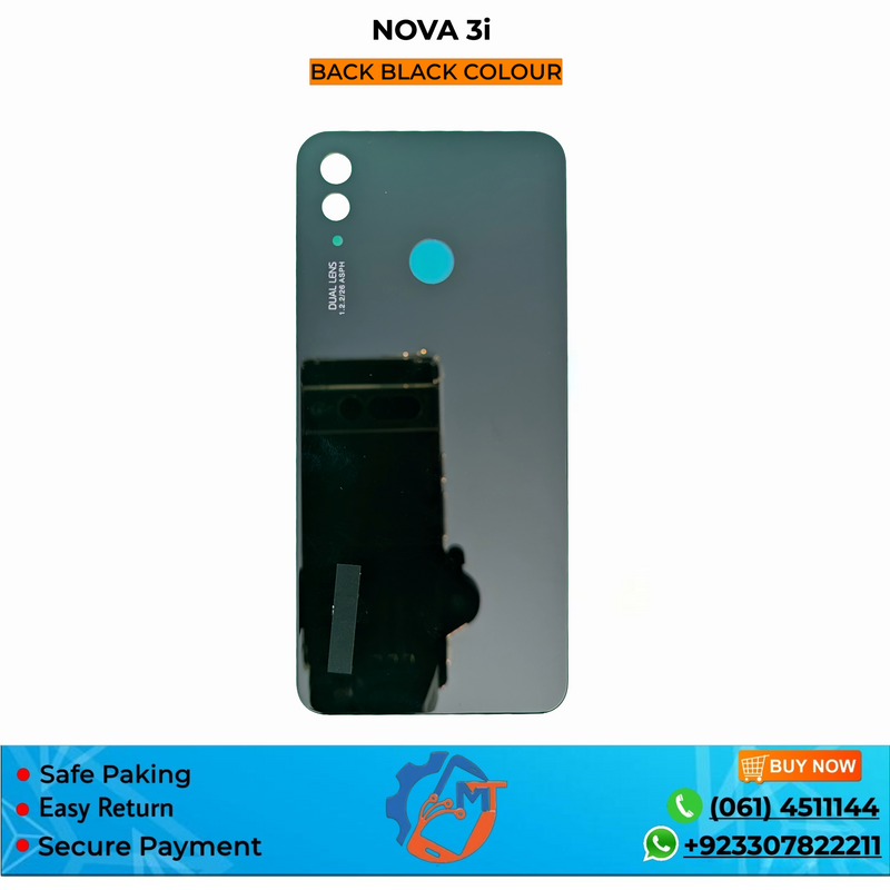 NOVA 3I BACK COVER BLACK