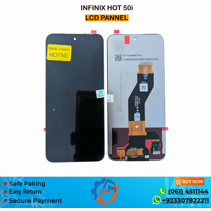 HOT 50i\SMART 9\SPARG GO 2025 PANNEL INFINIX BLACK SVC