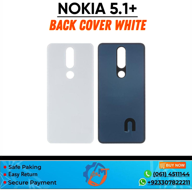 NOKIA 5.1+ BACK COVER WHITE