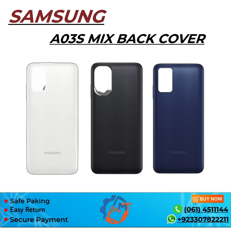 A03S BACK COVER BLACK