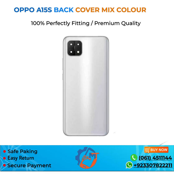 A15/A15S BACK COVER OPPO WHITE