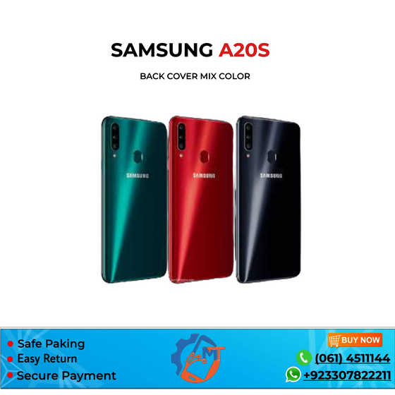 A20S BACK COVER BLACK