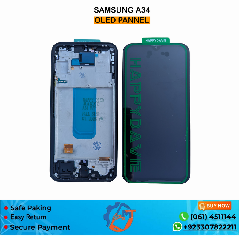 A34 PANNEL SAMSUNG WITH RING OLED SVC