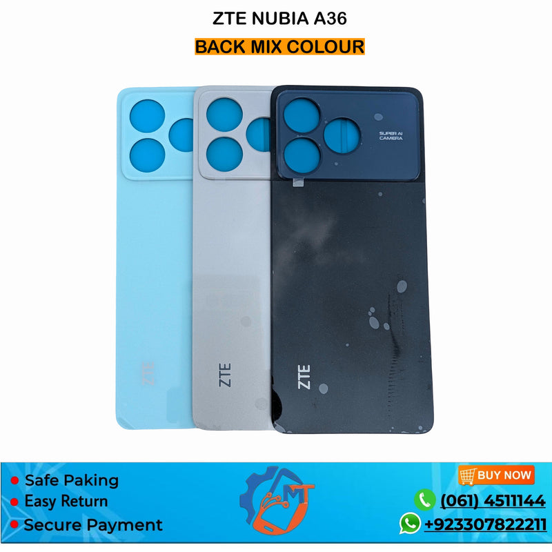 A36 BACK COVER ZTE MIX COLOUR