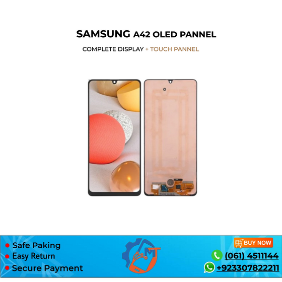 A42 PANNEL OLED BLACK SAMSUNG W/F