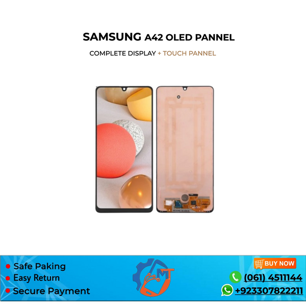 A42 PANNEL OLED BLACK SAMSUNG W/F
