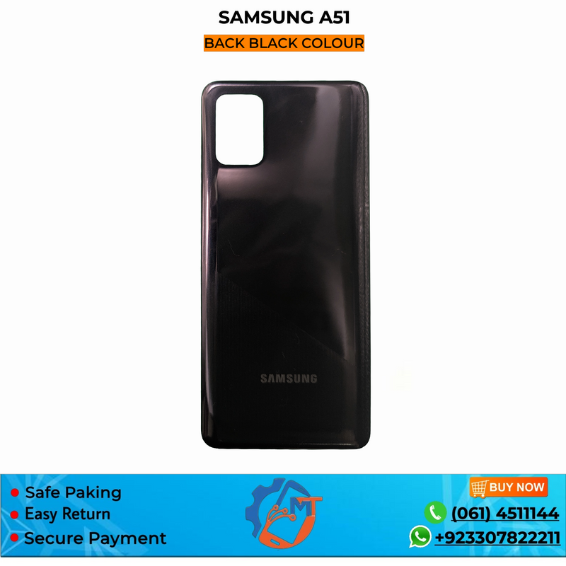 A51 BACK COVER BLACK