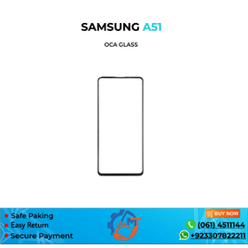 A51 OCA GLASS SAMSUNG BLACK