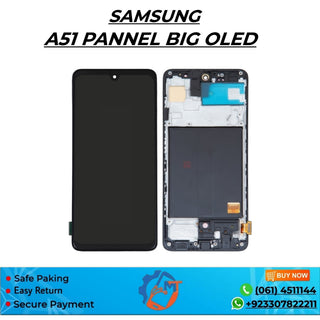A51 PANNEL  WITH RING BIG OLED SAMSUNG BLACK