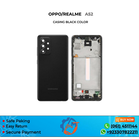 A52 CASING OPPO BLACK
