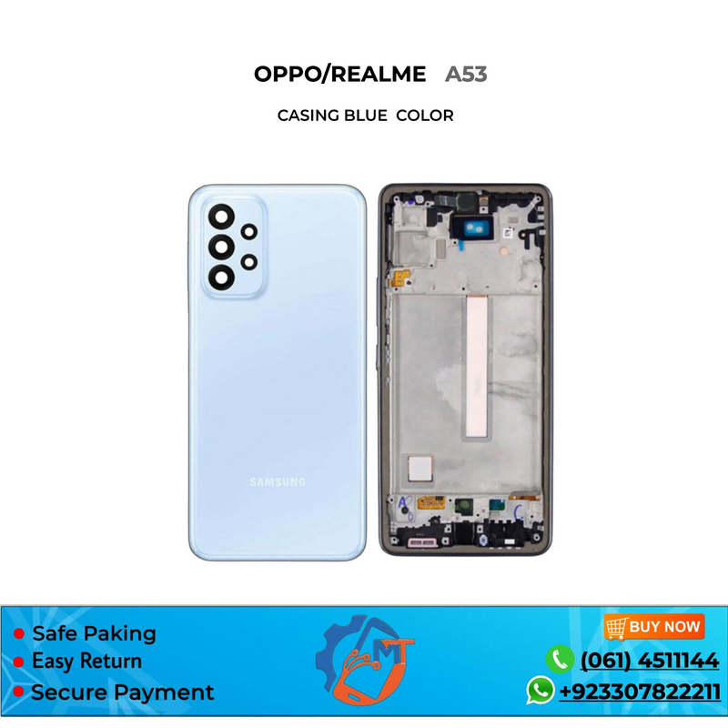 A53 CASING OPPO BLUE