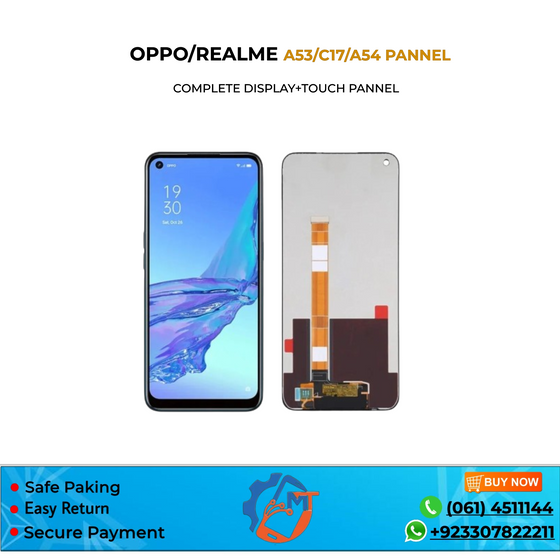 A53/C17/A54 PANNEL OPPO BLACK
