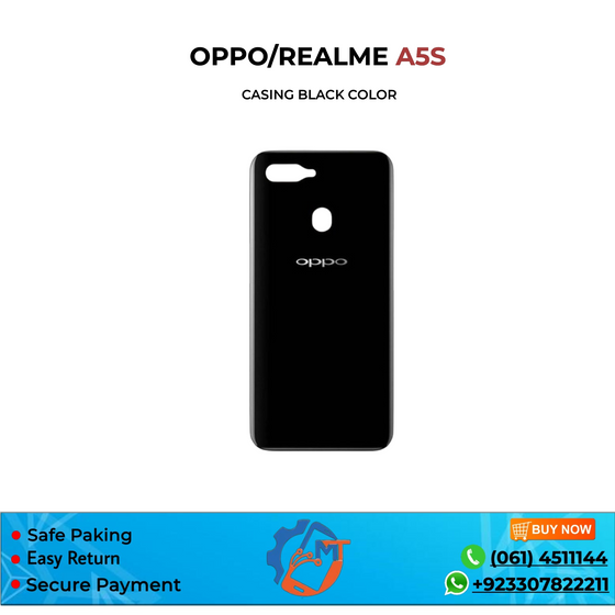 A5S BACK COVER OPPO BLACK