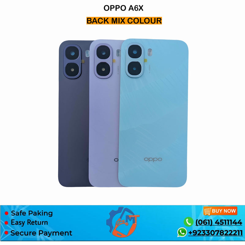 A6X BACK COVER OPPO MIX COLOUR