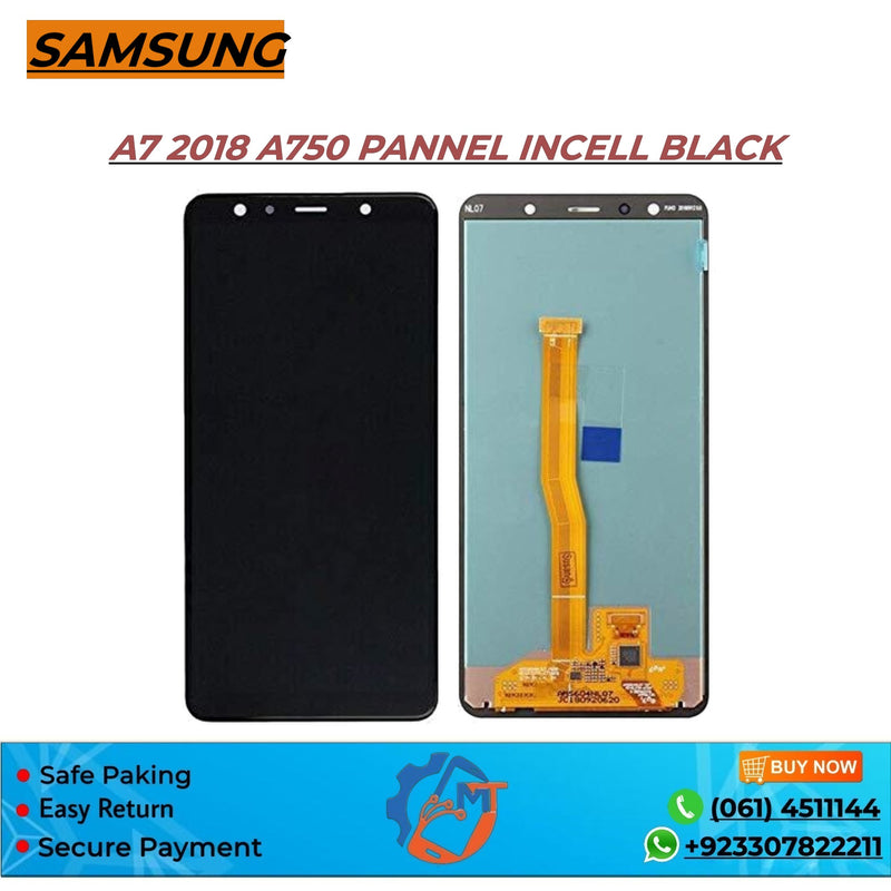 A7 2018/A750 PANNEL INCELL BLACK