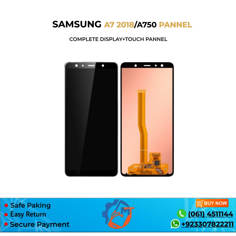 A7 2018/A750 PANNEL BLACK OLED