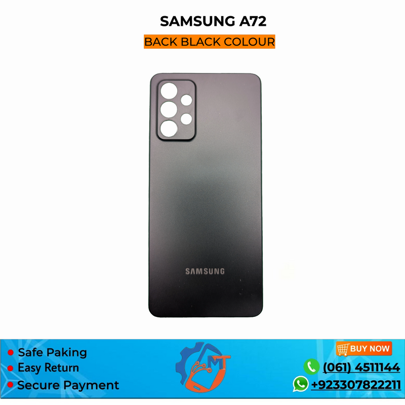 A72 BACK COVER SAMSUNG BLACK