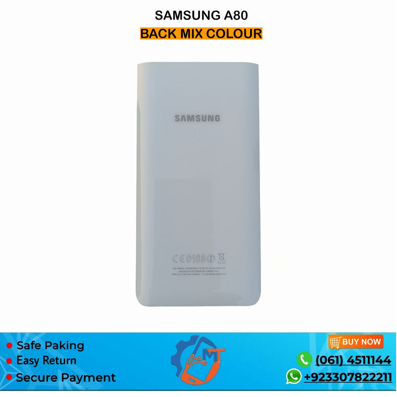 A80 BACK COVER SAMSUNG WHITE