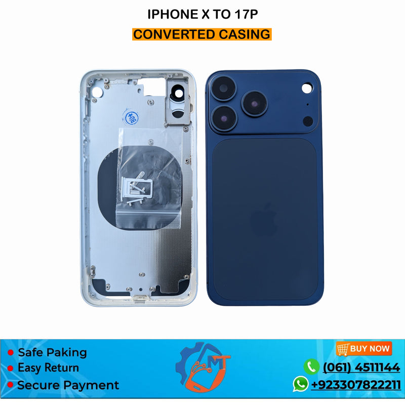 IPHONE X TO IPHONE 17 PRO COVERT CASING