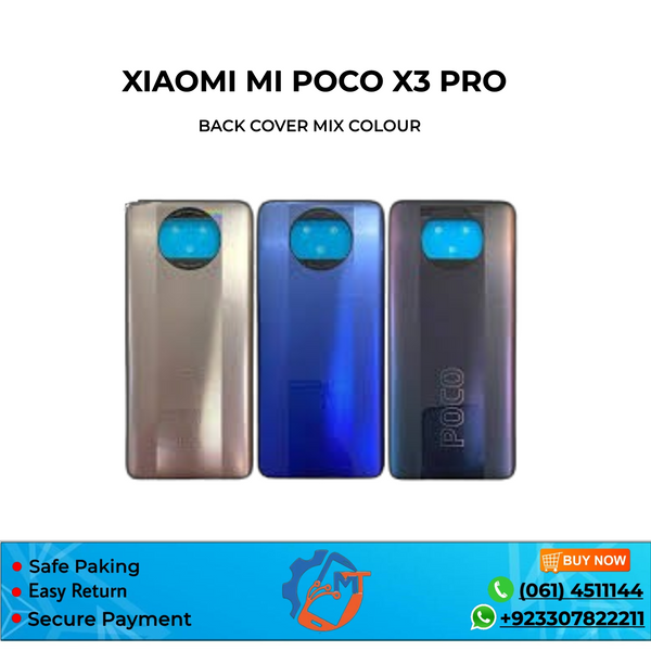 POCO X3 PRO BACK COVER MIX COLOUR