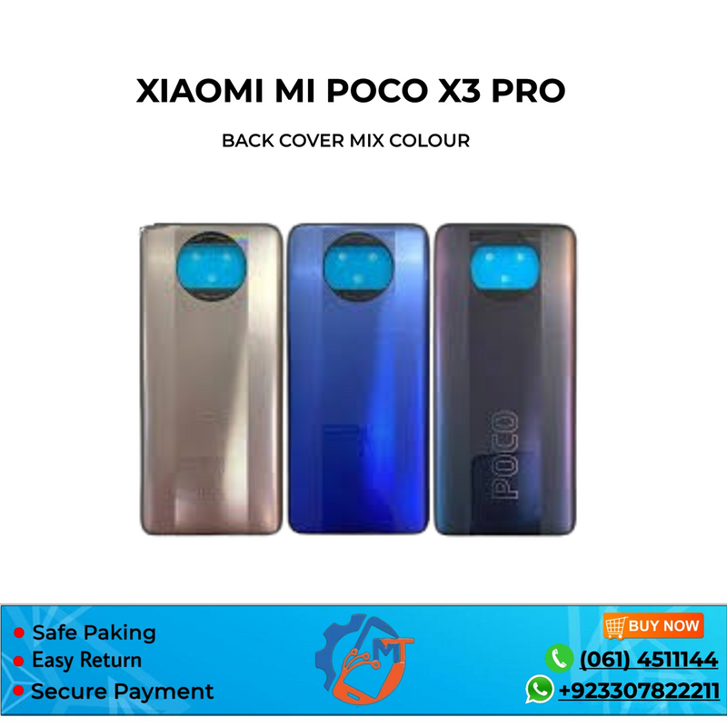 POCO X3 PRO BACK COVER MIX COLOUR