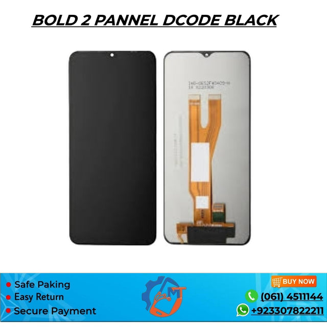 BOLD 2 PANNEL DCODE BLACK