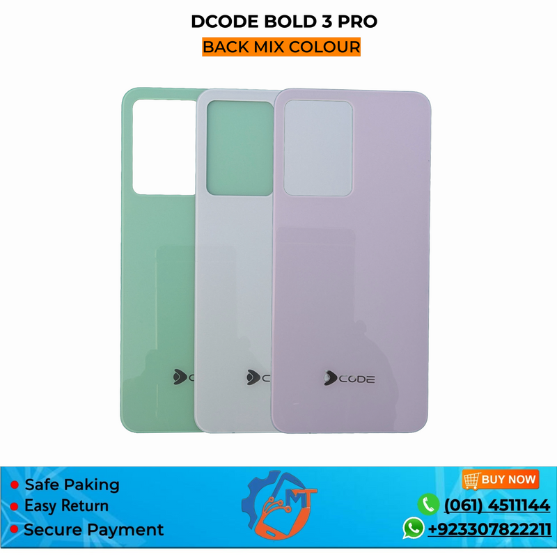 BOLD 3 PRO BACK COVER DCODE MIX COLOUR