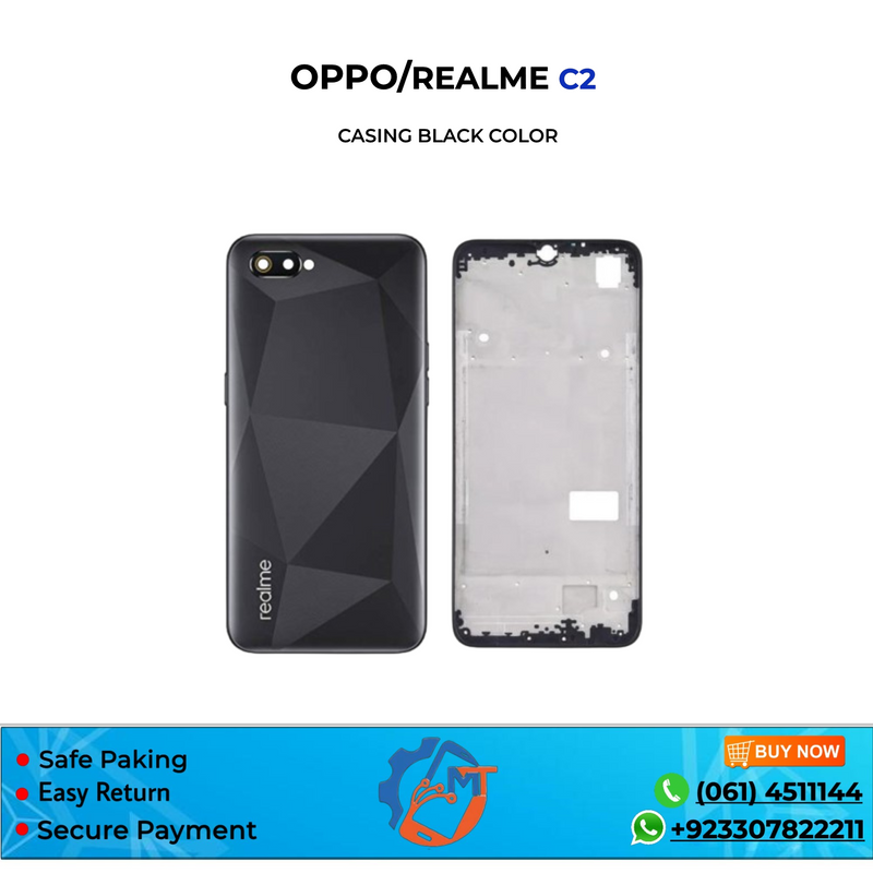 REALME C2 CASING BLACK
