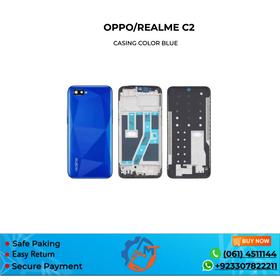 REALME C2 CASING BLUE