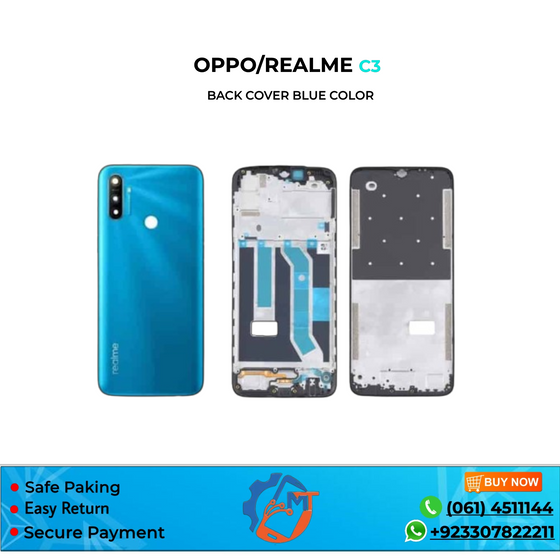 REALME C3 CASING BLUE