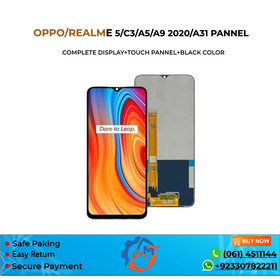 REALME 5/C3/A5/A9 2020/A31 2020 PANNEL BLACK