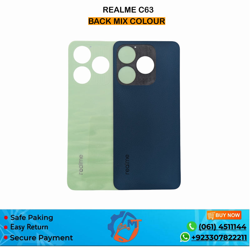 C63 BACK COVER MIX COLOUR REALME