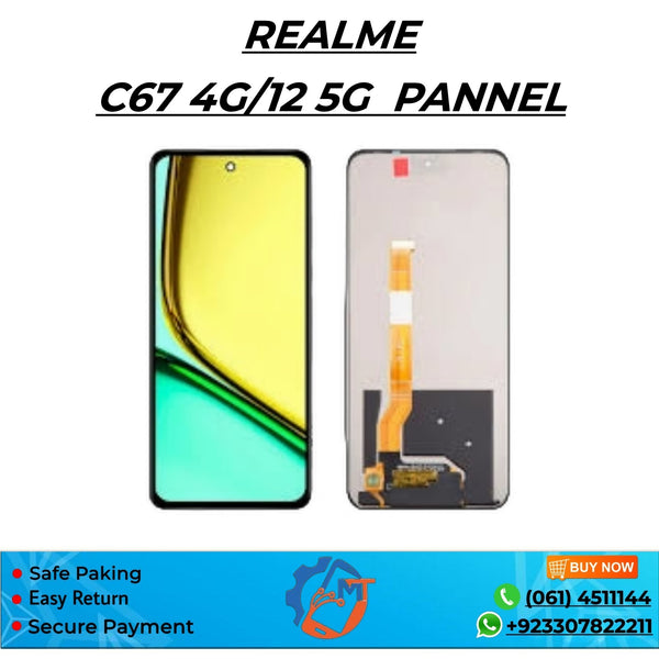 C67 4G/REALME 12 5G  PANNEL BLACK