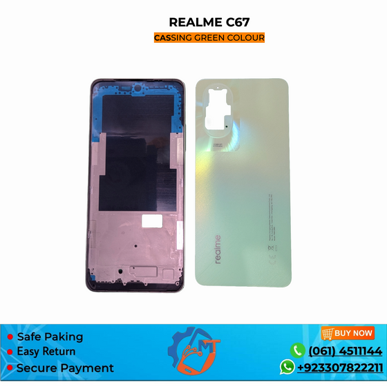 C67 CASING REALME GREEN