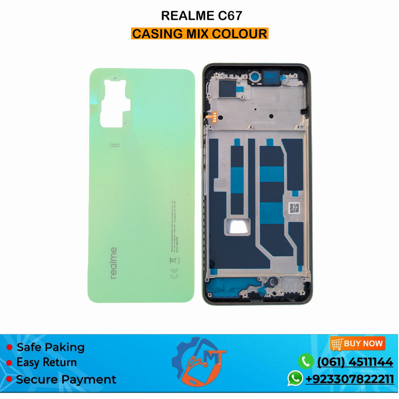 C67 CASING REALME GREEN