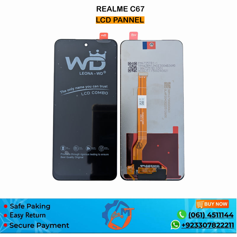 C67 4G/REALME 12 5G  PANNEL BLACK