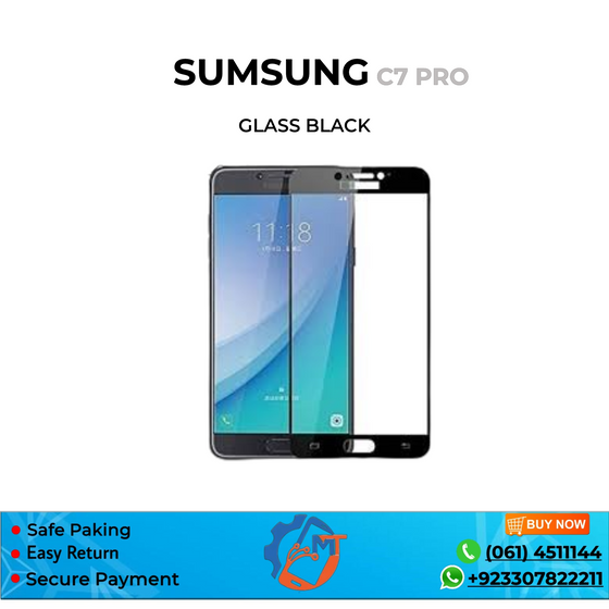 C7 PRO GLASS SAMSUNG BLACK