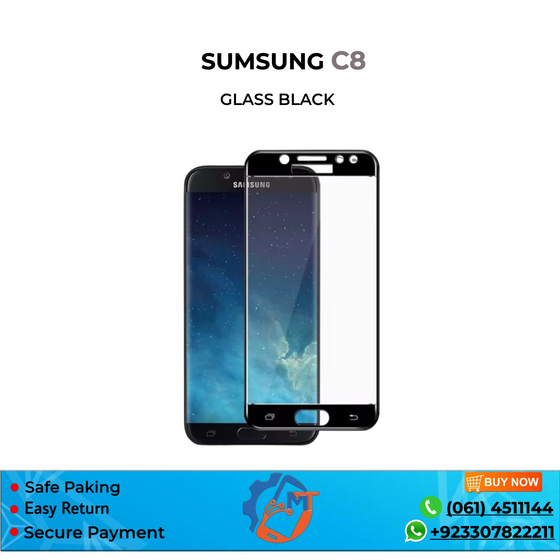 C8 GLASS SAMSUNG BLACK
