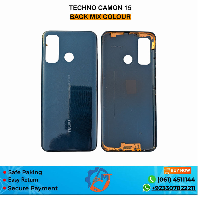 CAMON 15 BACK COVER MIX COLOUR
